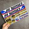 kfwhl7 Reflective Stickers for BMW Motorcycles - Helmet Decals with BMW Logo for G310GS/S1000RR/1200GS