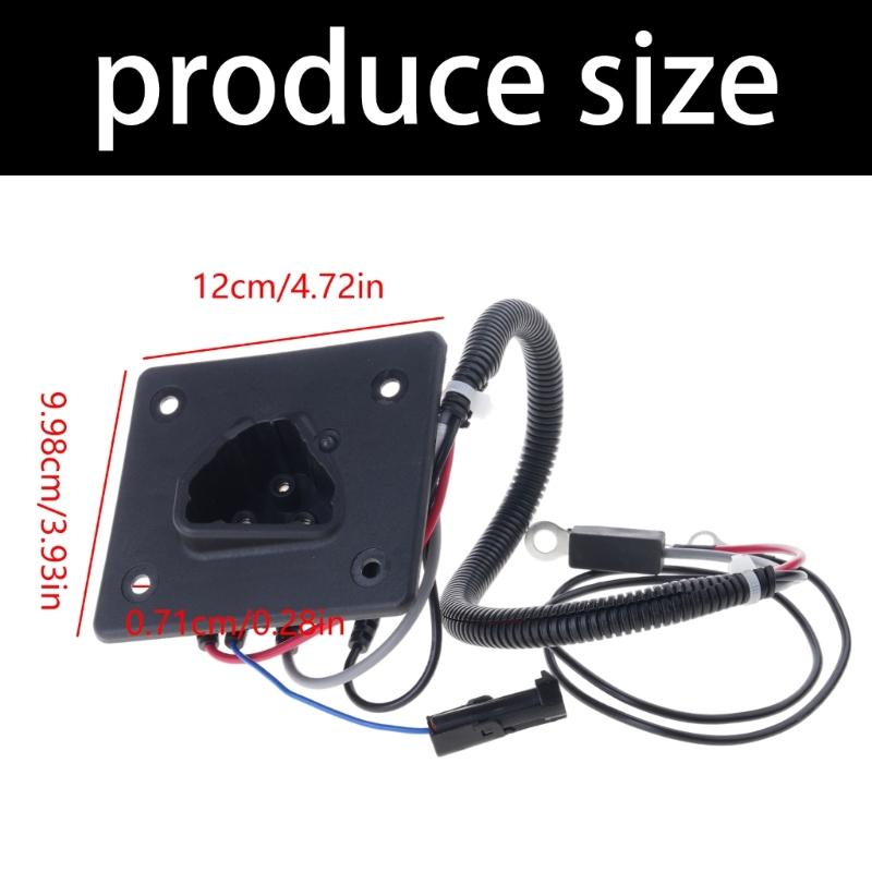 Porta di ricarica 48V 602529 Presa per caricabatterie con caricabatterie Per carrello da golf EZGO TXT / RXV Accessori di ricambio
