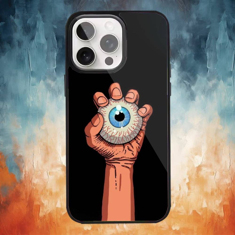Augenmalerei Kunst Handyhülle Für iPhone 17,16,15,14,13,12,Plus,Pro,Max für Magsafe Magnetisches Kabelloses Laden