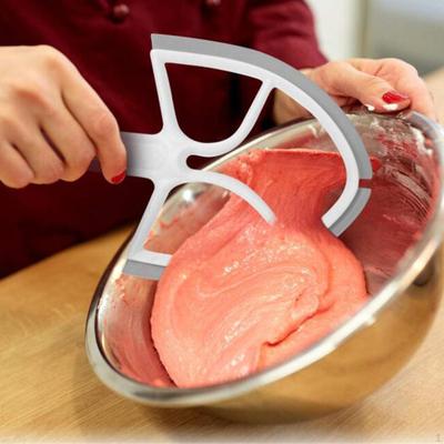 Curved Beater, Stand Mixers with Silicone Edge for Bowl-lift, Flat Beater Paddle, 5-Quart Mixing