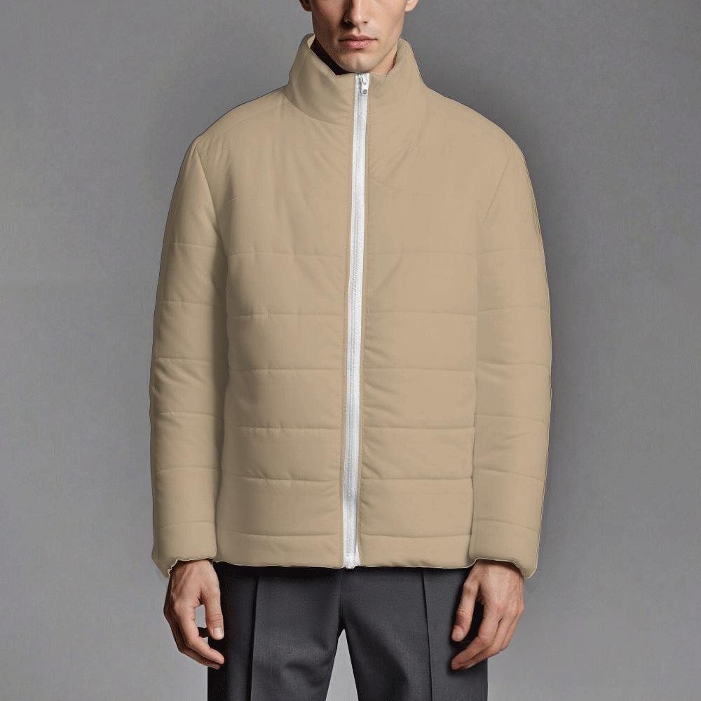 2025 New Men's Autumn and Winter Clothing Zipper Long-sleeved Loose Cotton Clothing Men's Cotton-padded Jacket Men's Jacket Winter Clothing