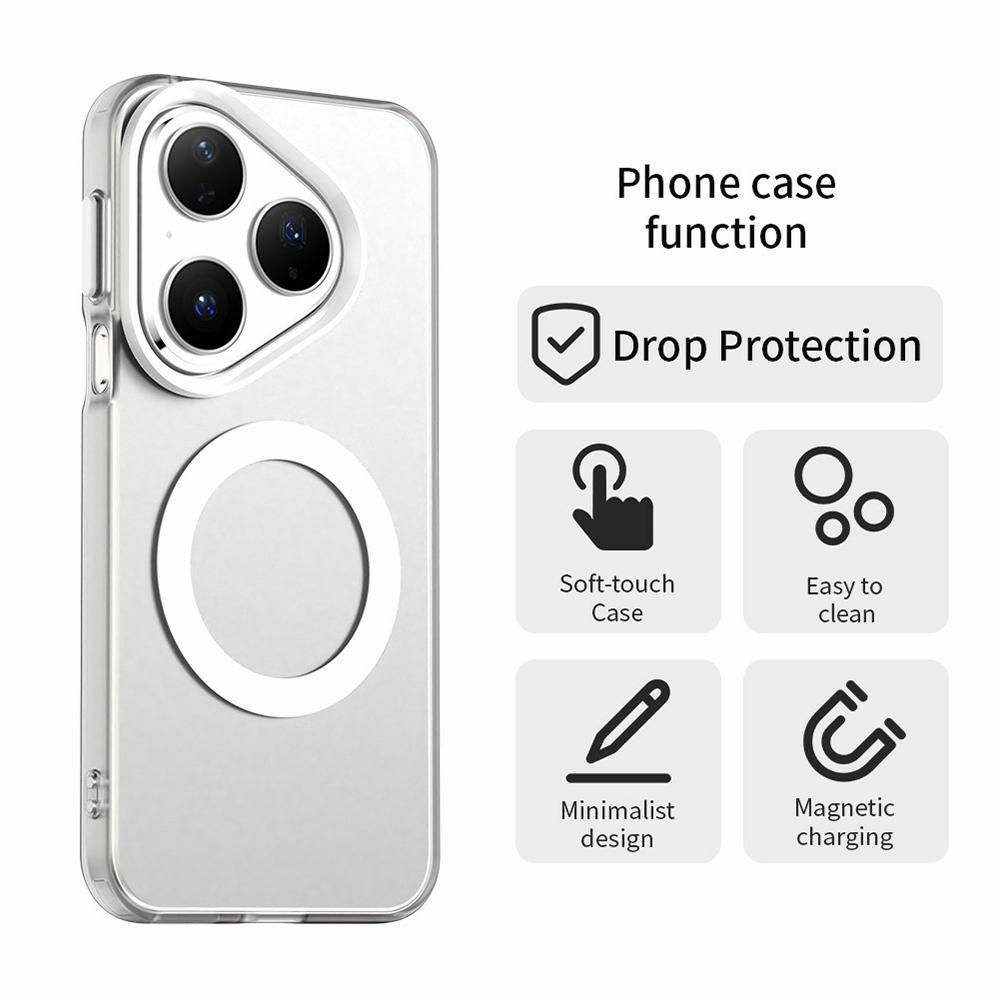 For Huawei Pura 80 Case Compatible with MagSafe Anti Drop Hybrid Phone Back Cover