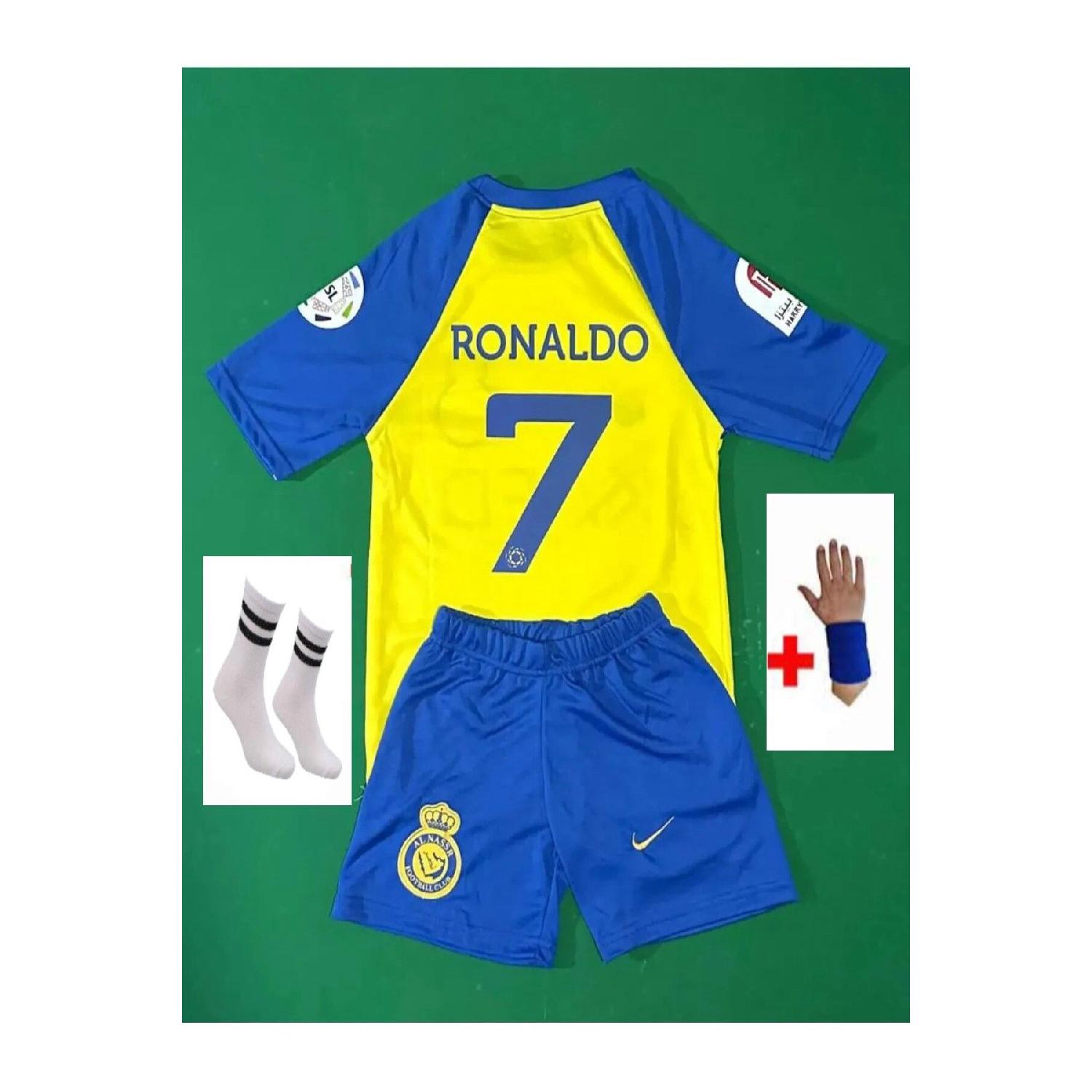 

Детский комплект из четырех предметов Al-nasrr Ronaldo, новый сезон, трикотаж