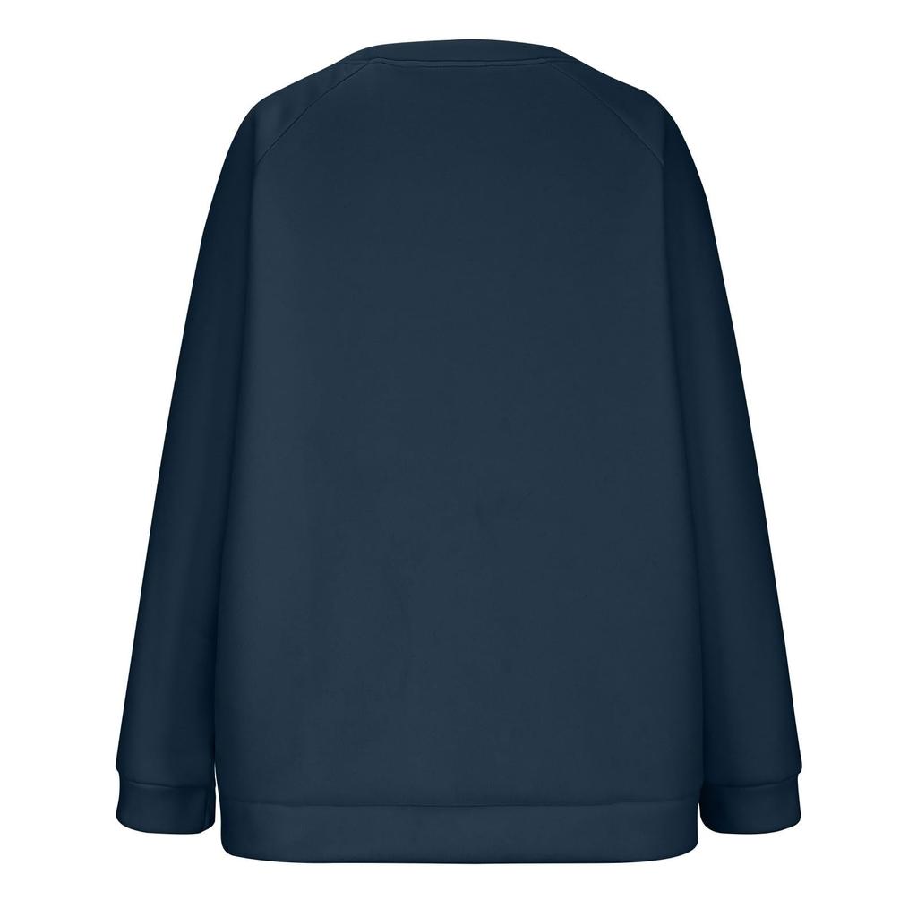 Kadın Büyük Boy Kapşonlular Polar Sweatshirtler Uzun Kollu Kazaklar Kazak Sonbahar Giysileri