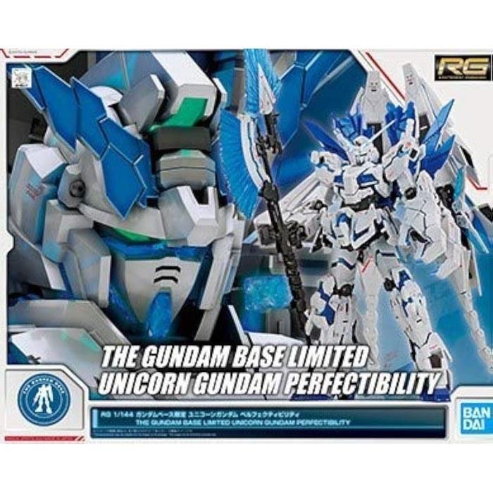 Bandai Spirits RG Perfectibility 1/144 Unicorn Gundam Real Grade (Metallic, Blue, Red, Silver)