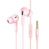 Macaron Color In-ear Headphones 3.5mm Computer Mobile Phone Music Call Headphones Simple Bass Game Headphones With Microphone