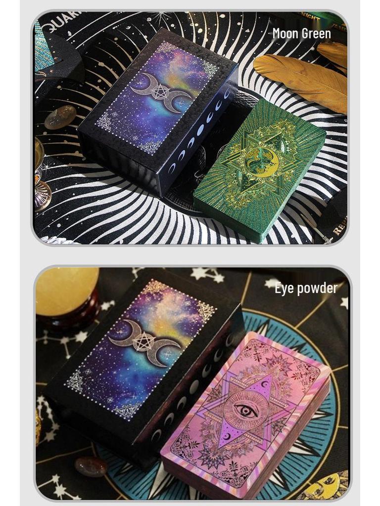 Witekin Gold Foil Tarot Cards: Complete Set for Beginners with Analysis