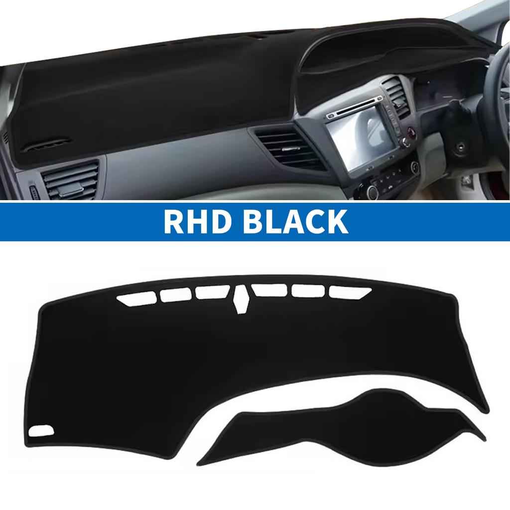 for Honda Civic 9th 2012 2013 2014 2015 Civic 9 Car Dashboard Mat Accessories 2009-2014 Sun Protection Protective Pad