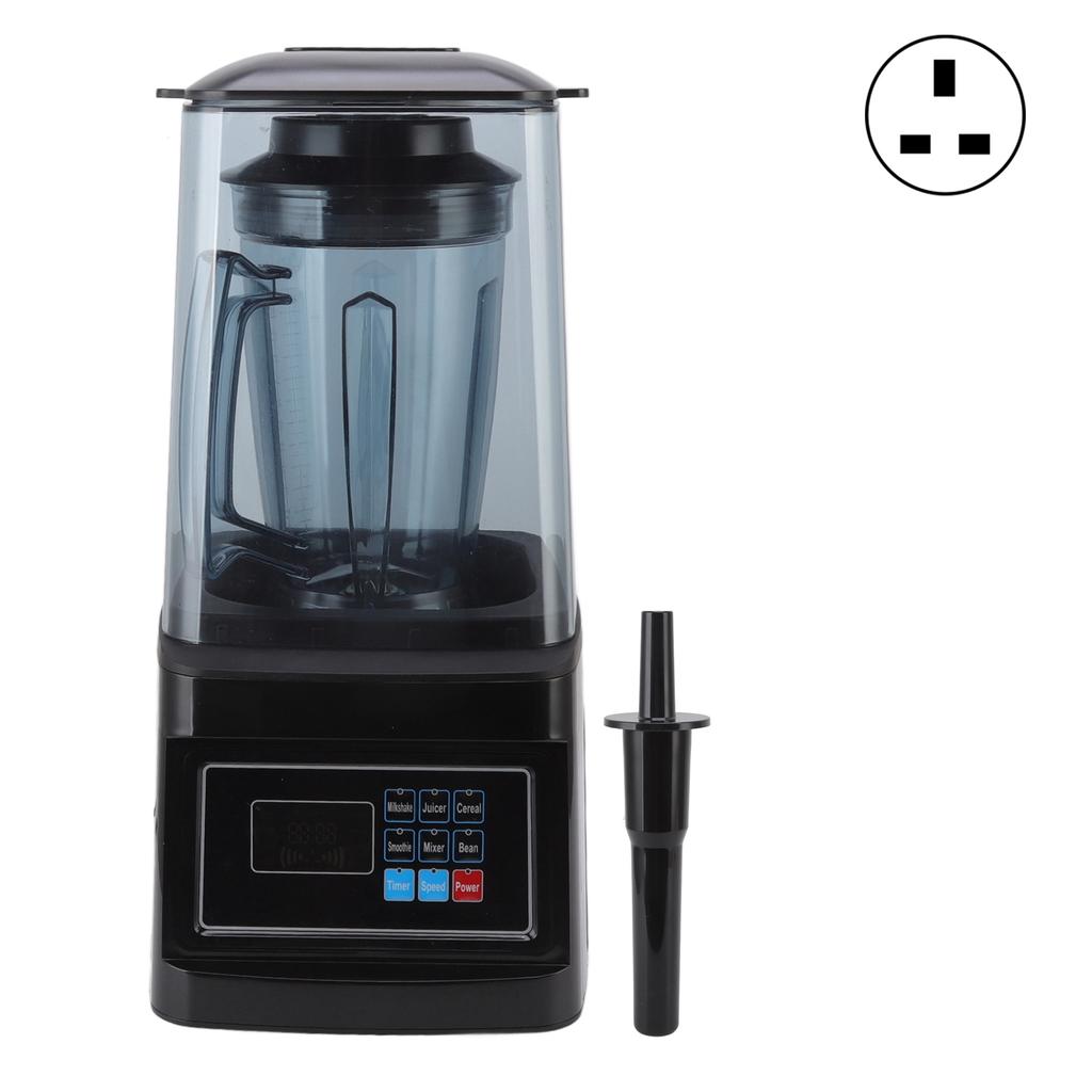 G7500 Food Blender Mixer Black with Hood 132oz BPA Free Quiet Blender for Kitchen Home UK 220V