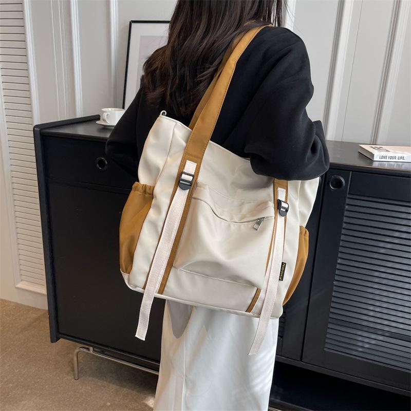 Fashion Large Capacity Tote Bag, Simple Shoulder Bag, Women's Casual Handbag & Purse For Commute Work