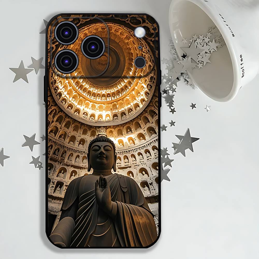 The Buddha Art For iPhone 12,16,13,14,15,17,11,Pro,Max,Plus,E,Air,Mini TPU Soft To Skin-friendly Phone Case