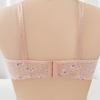 Bra Female Sexy Printed Bra Without Steel Ring Underwear Gathered Comfortable Breathable Bra Girl Jacquard