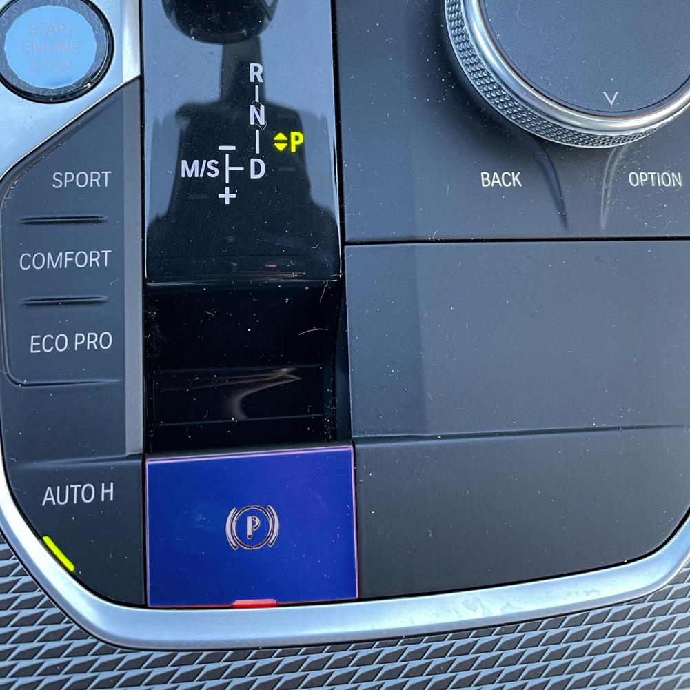 Electronic Handbrake Parking P Buttons Sequins Decoration Cover Stickers Trim For BMW 3 X3 X5 X6 X7 Series G20 G01 G05 G06