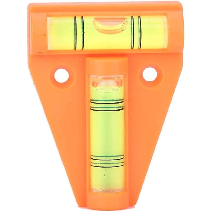 

Пластиковый уровень T с отверстием для установки, камера, уровень, символ, измерительные приборы, инструменты для разметки, малые углы(ЧЕРНЫЙ) оранжевый