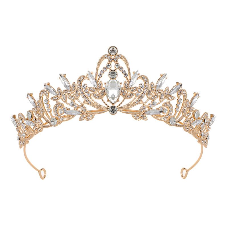 Bride wedding headdress luxury rhinestone crown headband hair accessories super fairy crown birthday princess wedding accessories