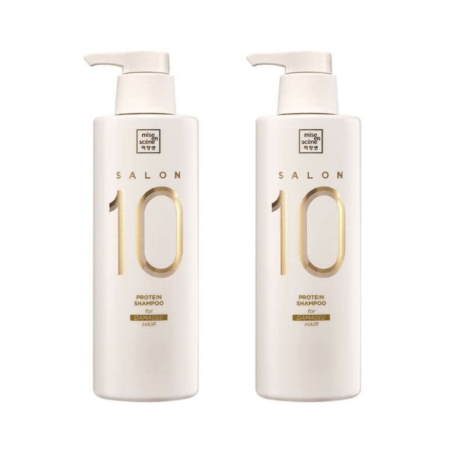 Mise En Scene Salon 10 Shampoing Protéiné pour Cheveux Abîmés 500 ml * 1 pièce / 2 pièces