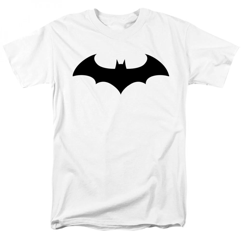 Comics Justice League BatUnisex Hush Logo White TShirt S