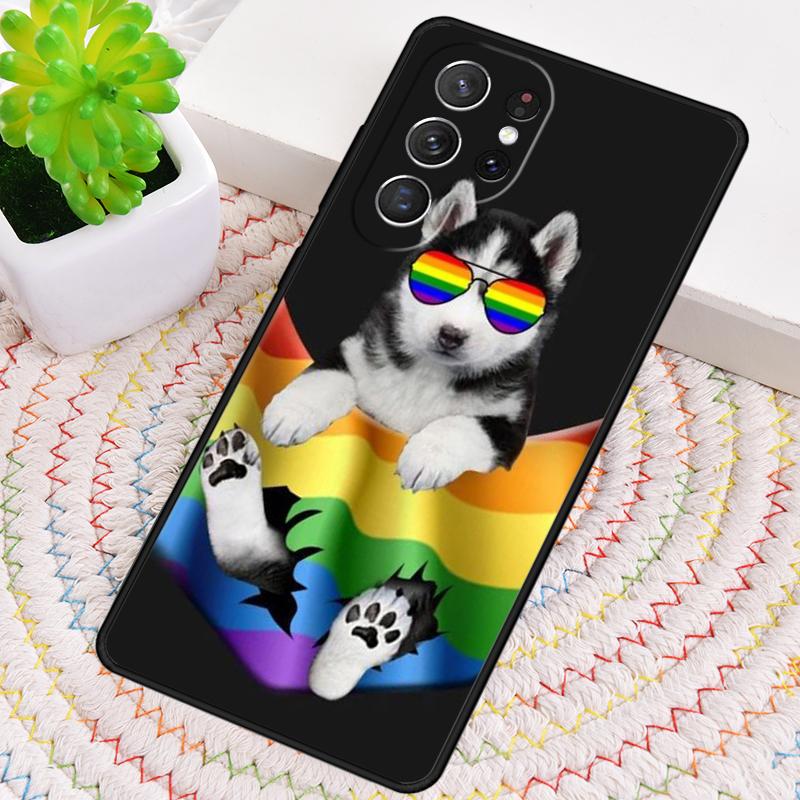Gay Lesbian LGBT Rainbow Pride soft Silicone Phone Case For Samsung Galaxy note 10 pro S26 S24 S23 S22 S21 Plus S25Ultra Cover