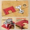 Hinge Quick Installation Fixing Plate Gaps Alignment Tool Cabinet Hole Drilling Locator Jig For Precise Door Alignment