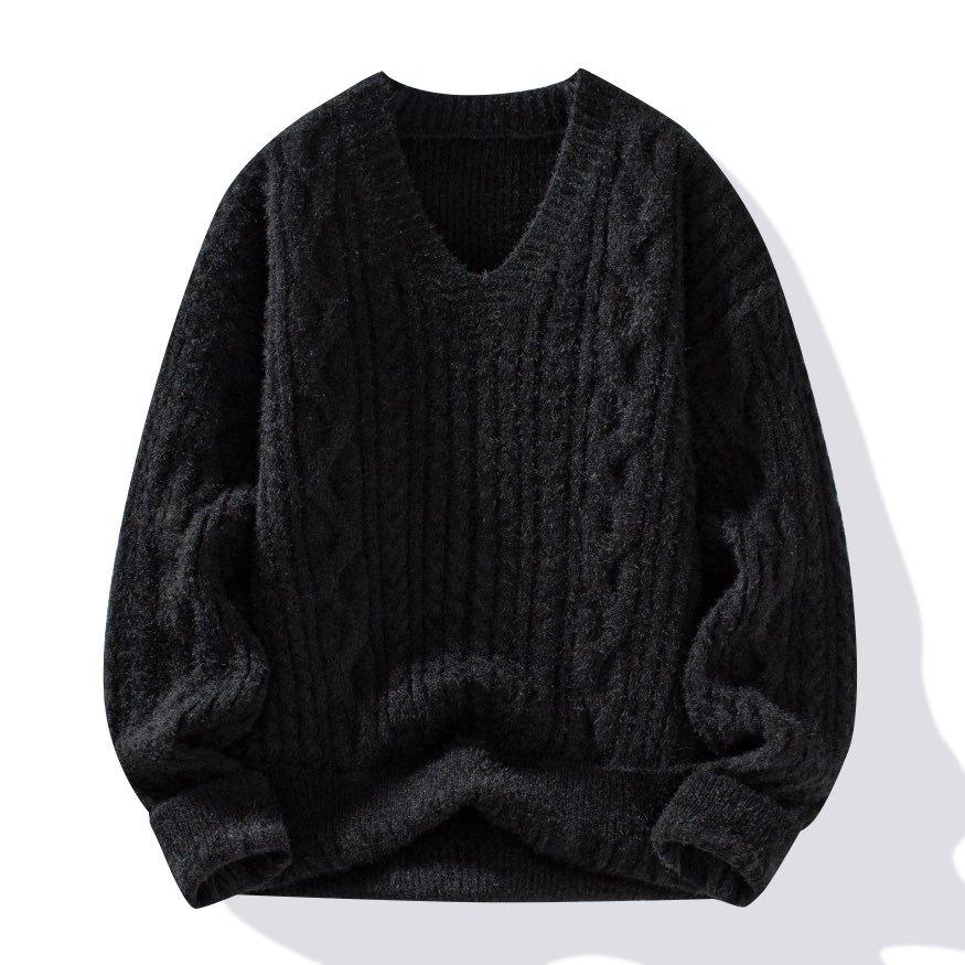 Winter Women's Fashionable Trend Twisted-knitted Thick Warm and Comfortable Sweater