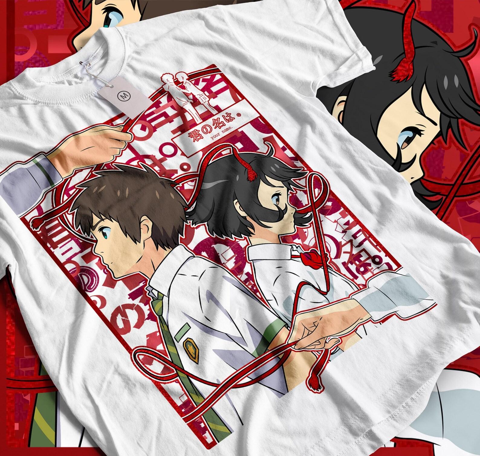 Unisex Your Name anime Shirt, Kimi no Na wa Shirt, Taki & Mitsuha, Taki Tachibana shirt, Your Name shirt, anime merch, Your Name gift S