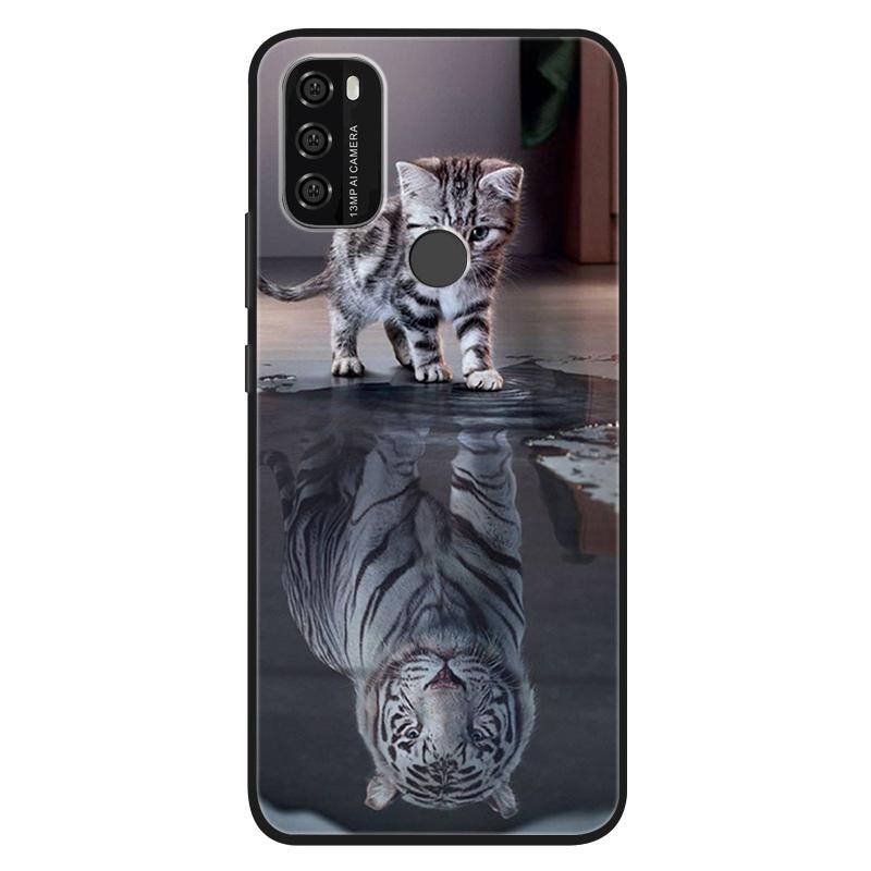 For Blackview A70 Case A 70 Capa Silicone Cute Cats Painted Soft Black Cover for Blackview A70 Pro Cover A70Pro TPU Coque Cases