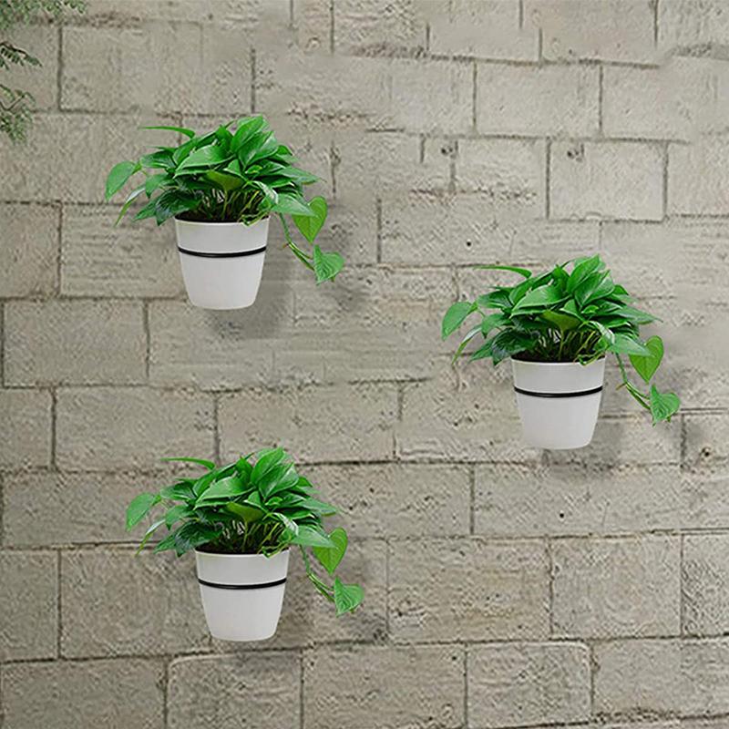 4/5/6 Zoll Wandmontage Ring Blumen Pflanzen Topf Halter Metall Pflanzgefäß Haken Aufhänger Wandhalterung Pflanzgefäße Aufbewahrungsregal Haus Garten Wand