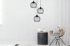 HANGING WIRE LAMP BLACK LOFT LED CHANDELIER