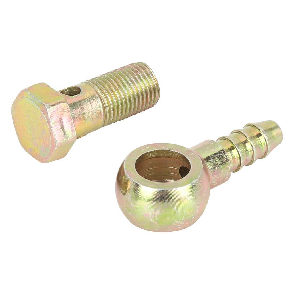 uxcell Banjo Hose 10mm Barb Bolt Fittings Banjo Bolt Washer