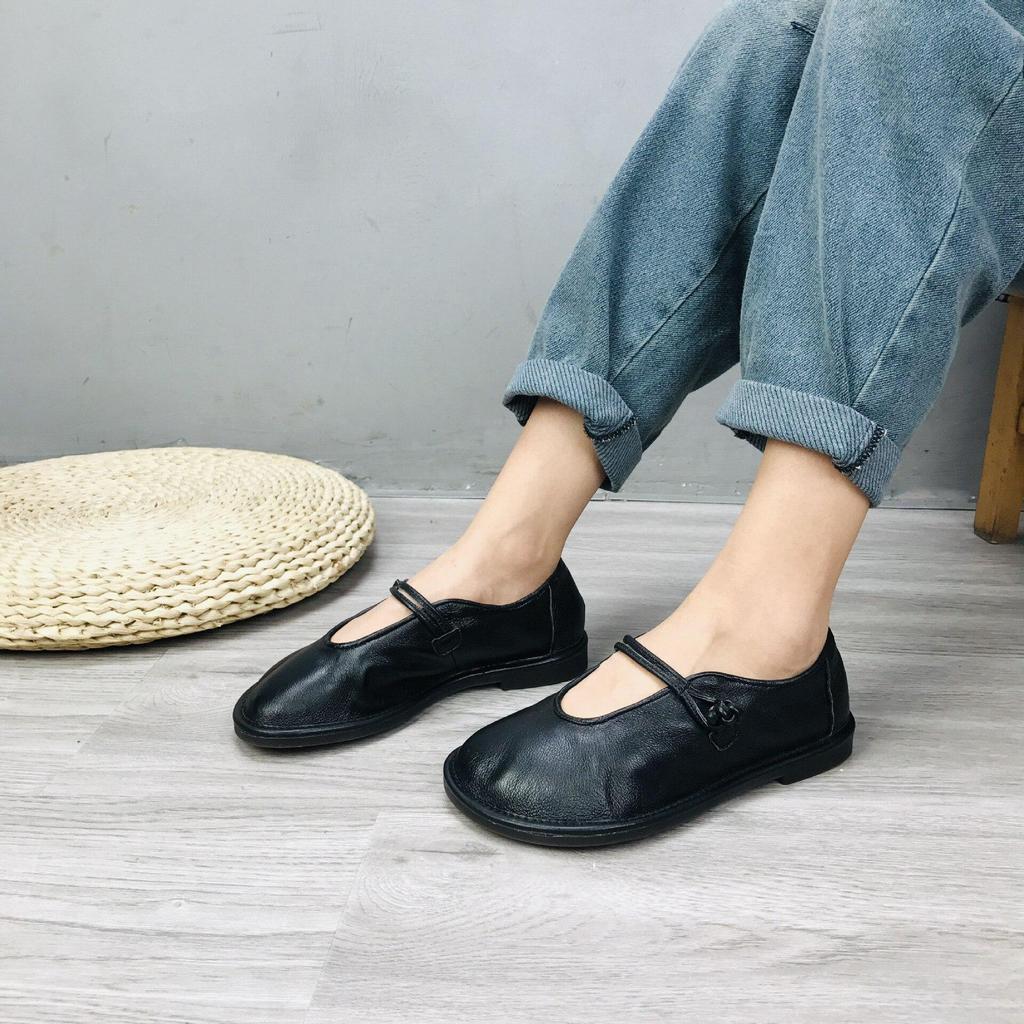 Flats Damesschoenen Ronde Neus Casual Ondiep Zacht Handgemaakt Concise Damesschoenen