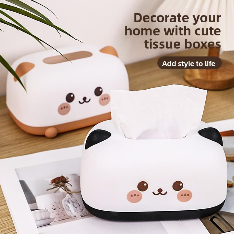 Creative and Cute Home Living Room High Beauty Tissue Box
