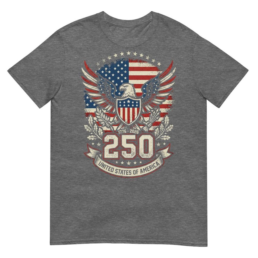 Patriotic 250 Years Usa 250 Anniversary American 4th Of July TShirt