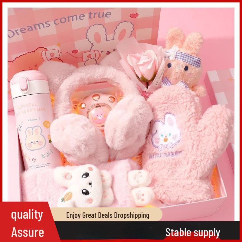 Winter Gift Box for 10-Year-Old Girls: Warm and Practical Birthday Present for Kindergarten and Primary School Students