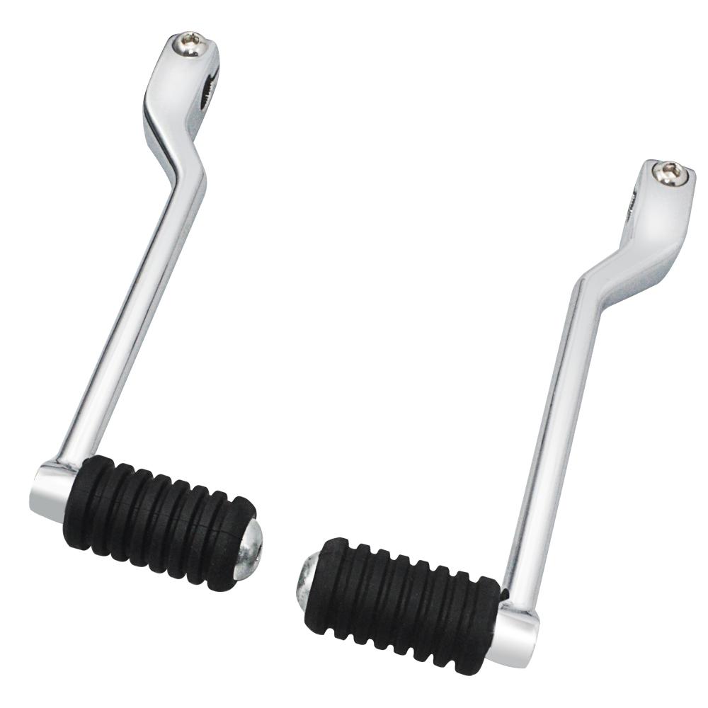 Spaker foran og bak m/skiftepinner, hæl-/tåskiftepinner for Harley 1986-2017 FL Softail 1988-2023 Touring 2008-up Trike