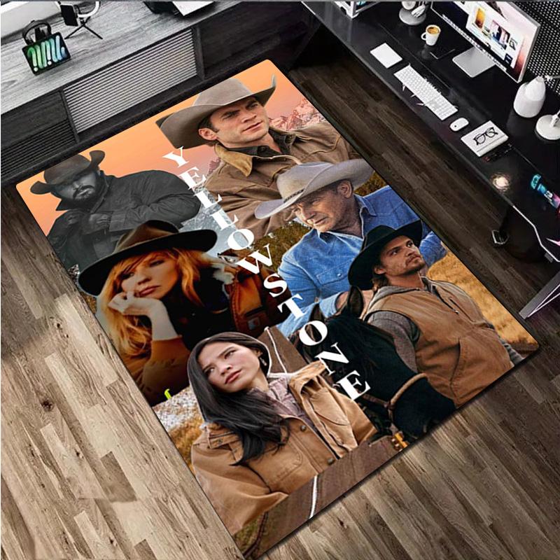 Dutton Ranch Carpet Office Decorative Carpet For Living Room Bedroom Door Mat Floor Rug Computer Chair Area Rug perfect holiday gift