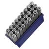 Çelik Kalıp Metal Damgalama Kiti 3/4/5/6/8mm Rakam Harf Alfabe Zımba Aletleri Kendin Yap Takı Altın Gümüş Metal Deri LOGO Damgası