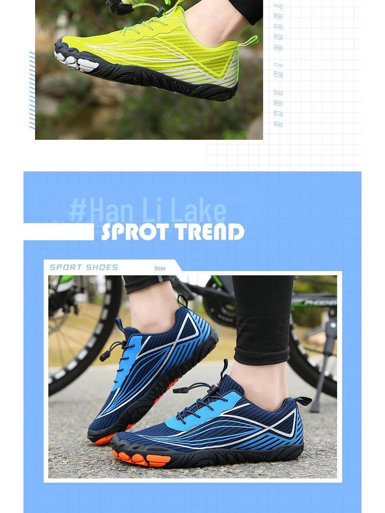 Unisex Non-Slip Breathable Hiking Shoes: Cross-Border Outdoor, Soft Sole, Wear-Resistant, Ideal for Cycling & Casual Sports