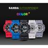 SANDA Vodotěsné pánské hodinky Electronic Fashion Multifunkční Outdoor Watch Sportovní hodinky