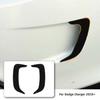 2XBlack Rear Side Bumper Fin Air Vent Outlet Cover Trim Bezel For Dodge Charger