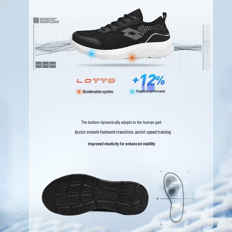 Lotto Men's Breathable Mesh Summer Walking & Running Shoes