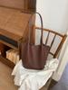 Large-capacity Premium Style Tote Bag, Casual and Laid-back Single-shoulder Bucket Bag