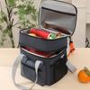 Multifuncional Camadas Duplas Tote Cooler Lunch Bags para Mulheres Homens Grande Capacidade Viagem Piquenique Lancheira com Alça de Ombro