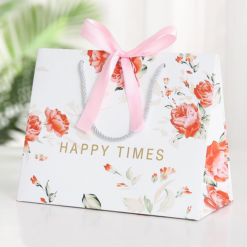 Ins Style, Gift Bag, New Year Gift Bag, Ribbon Gift, New Style, Souvenir, Candy Bag, Holiday Bag, Bow Gift Bag