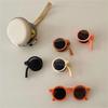 Retro Kids Folding Sunglasses Girls Boys Summer Beach Travel Baby Sun Glasses Accessories Sun Protection Children Shades Eyewear