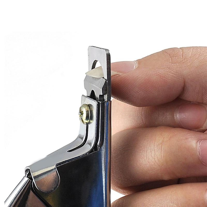 1PCS Stainless Steel U shape Nail Art Scissors Professional Nail Clipper Nail Tips Manicure Pedicure Tools