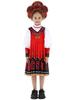 Russian Ethnic Children's Halloween Costume for Stage Performance
