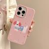 Cartoon Cute for IPhone16promax Polka Dot Puppy for Apple 14 Mobile Phone Case 13 Anti-fall 12/15/11