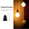 Universal Lamp Socket Adapter Light Bulb Socket Lamp Holder for Table Lamps Garage Workshop Basement Carport Monitoring Systems