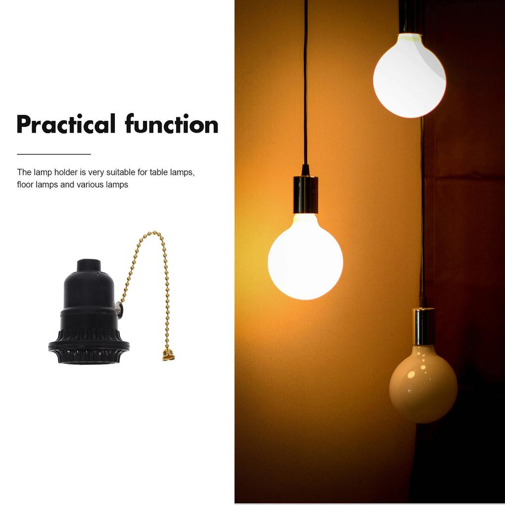 Universal Lamp Socket Adapter Light Bulb Socket Lamp Holder for Table Lamps Garage Workshop Basement Carport Monitoring Systems