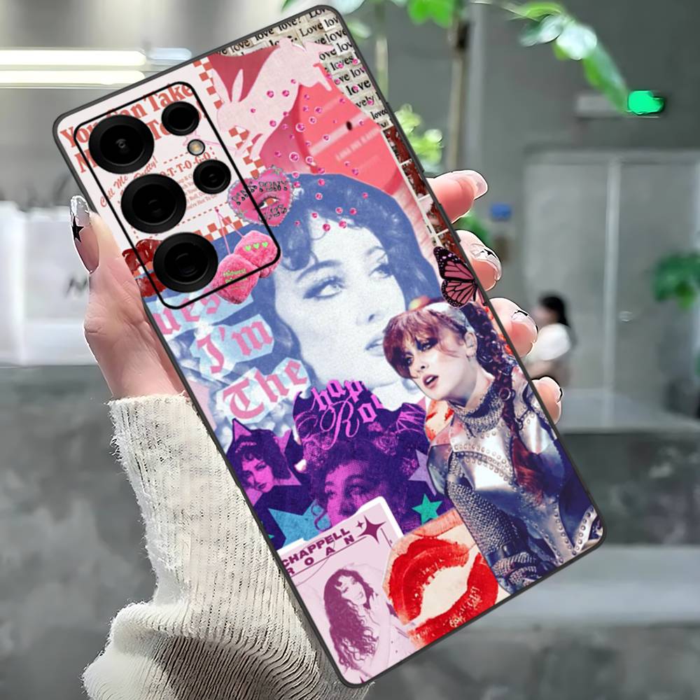 

Popular Singer C-Chappell R-Roan Phone Case For Samsung S 24 Fe 25 Ultra Plus 20 Lite 21 30 22 23 24 22 Ultra 5G Fundas Samsung S20 Plus 5G